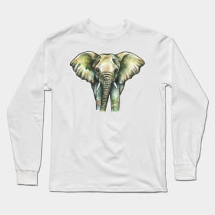 Cute Elephant Long Sleeve T-Shirt